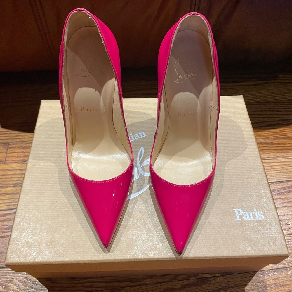 Hot Pink Christian Louboutins. Size 36 - Picture 2 of 11